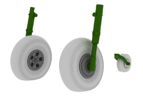 Eduard Brassin ED624001 1:24 Hawker Typhoon Mk.Ib wheels with Wtd tyre effect