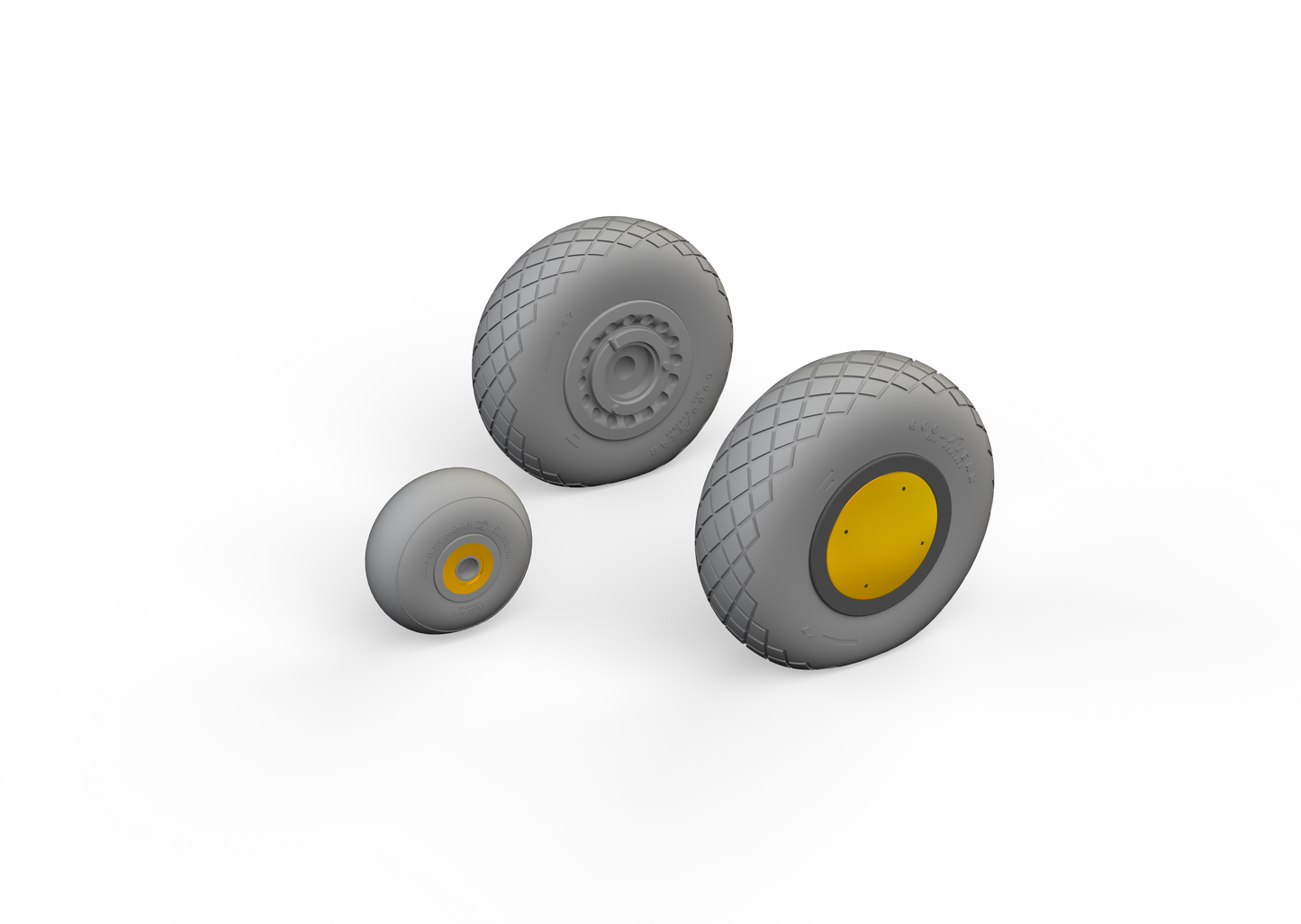 Eduard Brassin ED632197 1:32 Douglas A-20G Havoc wheels