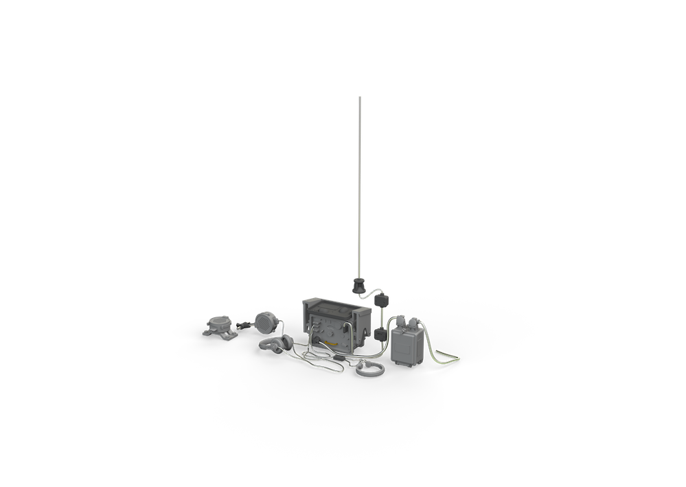 Eduard Brassin ED635033 1:35 Sd.Kfz.251/1 Ausf.C radio equipment