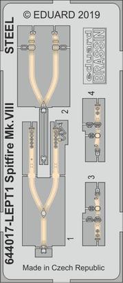 Eduard Brassin ED644017 1:48 Spitfire Mk.VIII LooK Panel & Belts