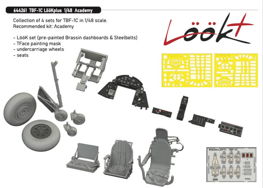 Eduard Brassin ED644261 Grumman TBF-1C Avenger LooKplus series 1:48
