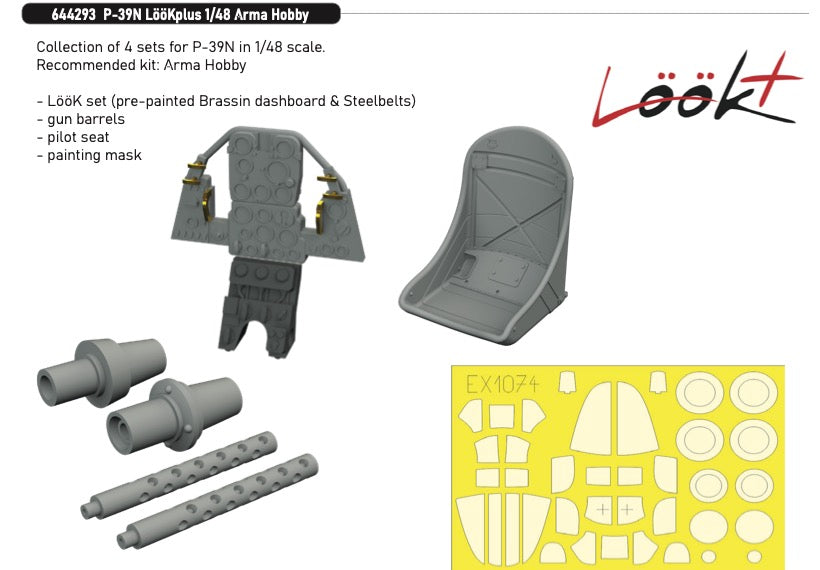 Eduard Brassin ED644293 Bell P-39N Airacobra LooKplus series 1:48
