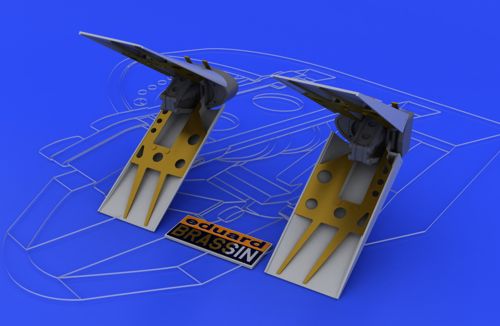 Eduard Brassin ED648039 1:48 General-Dynamics/Lockheed-Martin F-16 air brakes