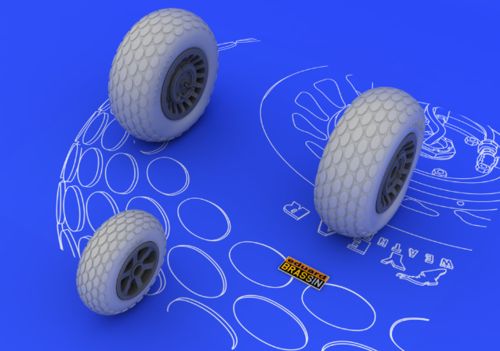 Eduard Brassin ED648057 P-61A Black Widow Weighted Wheels 1:48