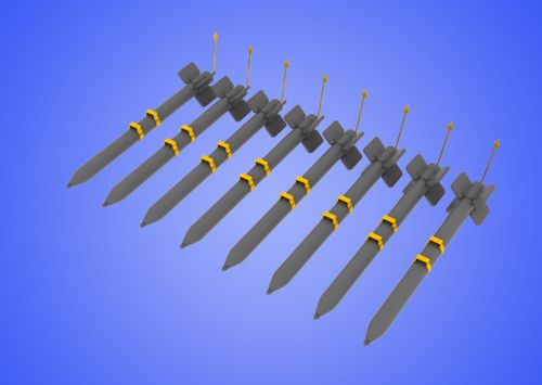 Eduard Brassin ED648061 1:48 HVAR rockets