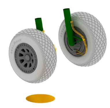 Eduard Brassin ED648068 1:48 Lockheed PV-1 Ventura wheels with Wtd tyre effect