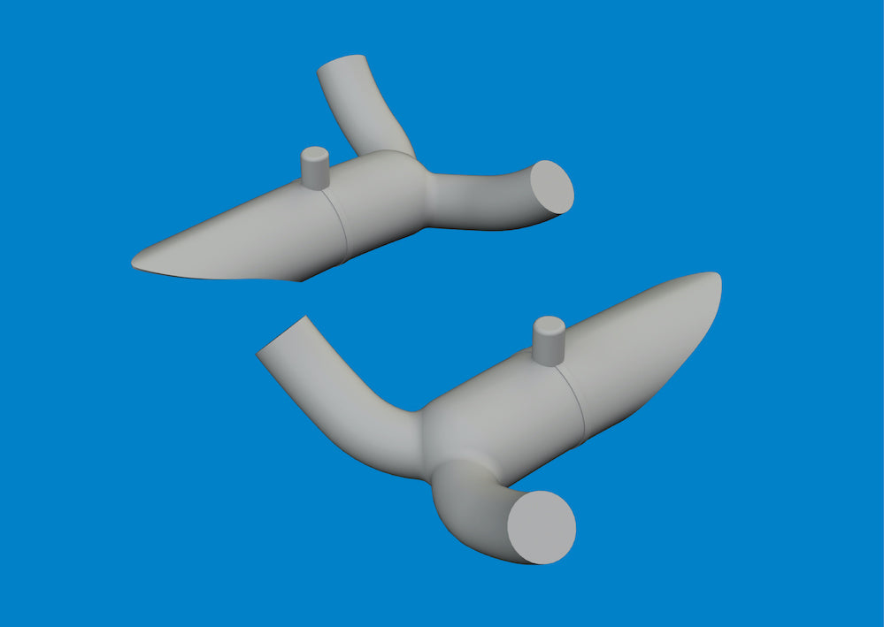 Eduard Brassin ED6481129 1:48 Douglas DB-7B Boston III exhausts