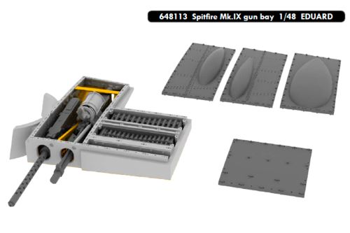 Eduard Brassin ED648113 1:48 Supermarine Spitfire Mk.IX gun bay