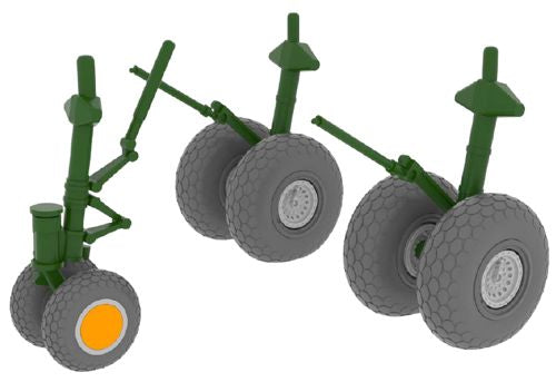 Eduard Brassin ED648132 B-29A Superfortress Weighted Wheels 1:48