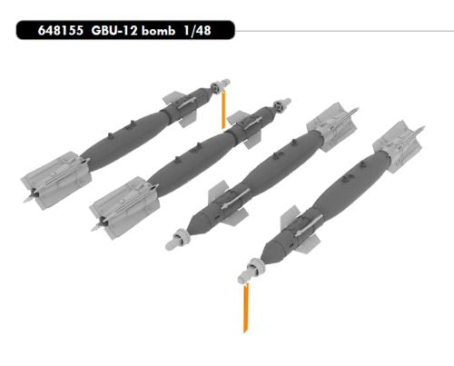 Eduard Brassin ED648155 1:48 GBU-12 bomb