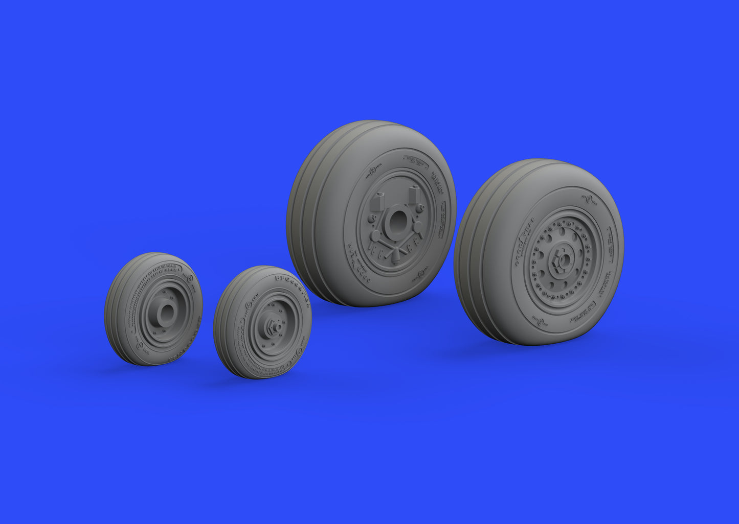 Eduard Brassin ED648313 1:48 McDonnell F-4J Phantom wheels with Wtd tyre effect