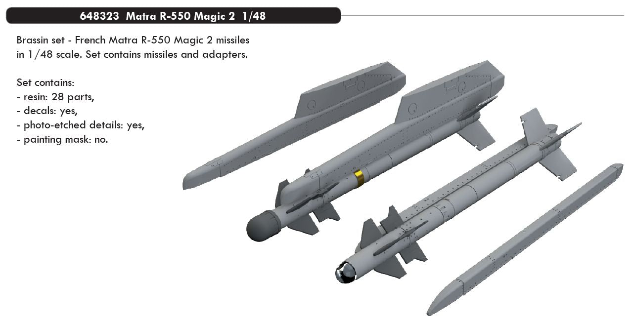 Eduard Brassin ED648323 1:48 Matra R-550 Magic 2