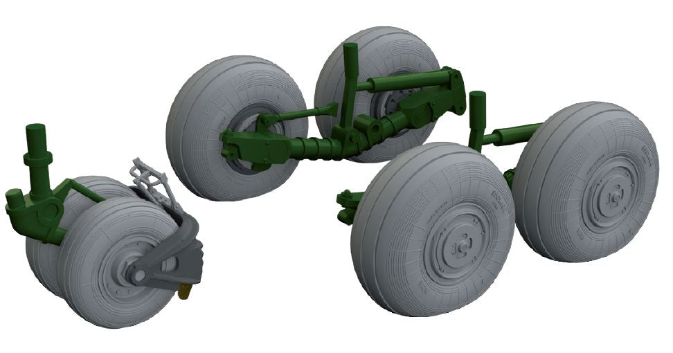 Eduard Brassin ED648326 1:48 Sukhoi Su-34 wheels with weighted tyre effect