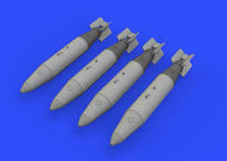 Eduard Brassin ED648389 BLU-27 Finned Napalm Bombs (x4) 1:48