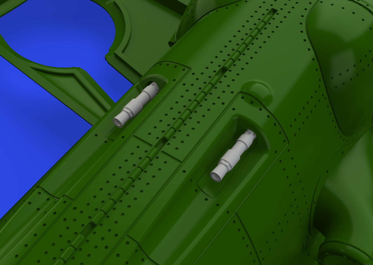 Eduard Brassin ED648401 1:48 Messerschmitt Bf-109G-6 gun barrels