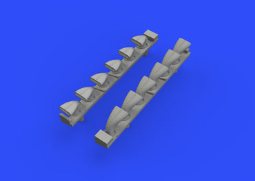 Eduard Brassin ED648402 1:48 Messerschmitt Bf-109G-6 exhaust stacks