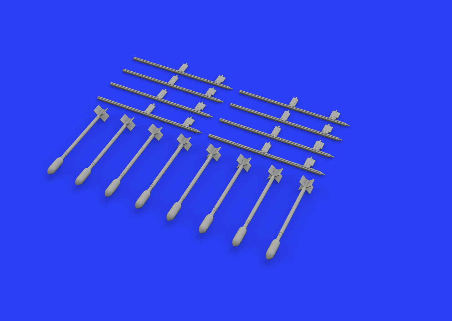 Eduard Brassin ED648450 1:48 RP-3 60lb rockets for Hawker Tempest Mk.V