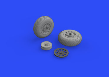 Eduard Brassin ED648504 1:48 P-51D-5 Mustang Cross Tread Weighted Wheels