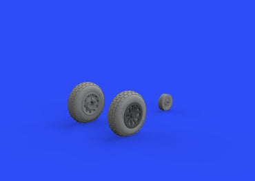 Eduard Brassin ED648505 1:48 P-51D-5 Mustang Block Tread Weighted Wheels