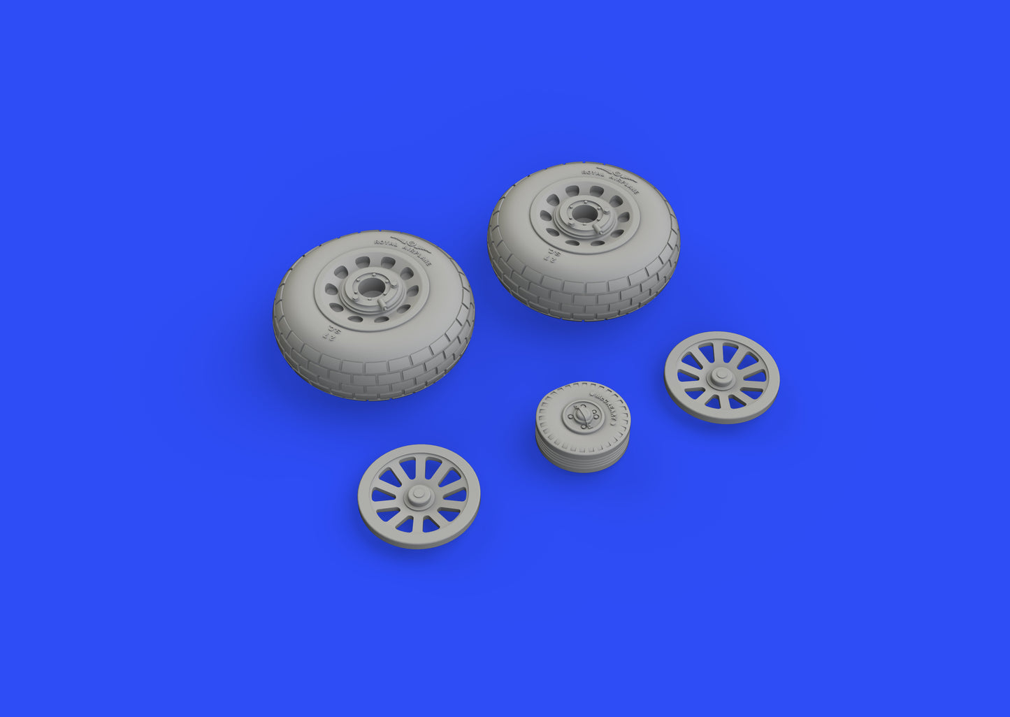 Eduard Brassin ED648505 1:48 P-51D-5 Mustang Block Tread Weighted Wheels