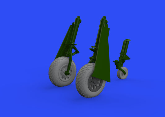 Eduard Brassin ED648511 1:48 P-51D-5 Mustang Diamond Tread Weighted Wheels