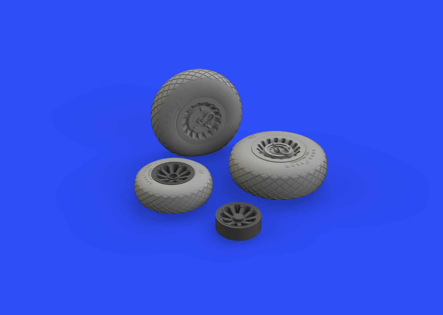 Eduard Brassin ED648534 A-26B/B-26 Invader Weighted Wheels 1:48