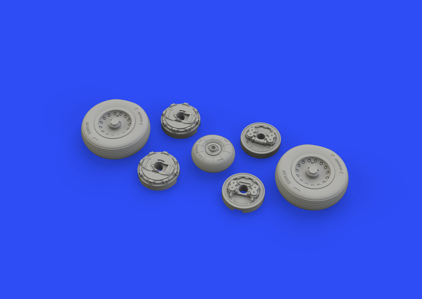 Eduard Brassin ED648541 1:48 Dassault_Mirage IIIC wheels with Wtd tyre effect