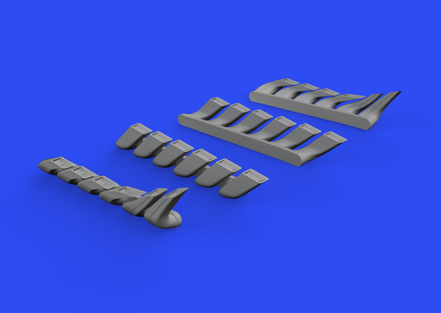 Eduard Brassin ED648607 1:48 Messerschmitt Bf-110C/Bf-110D/Bf-110E exhaust stack