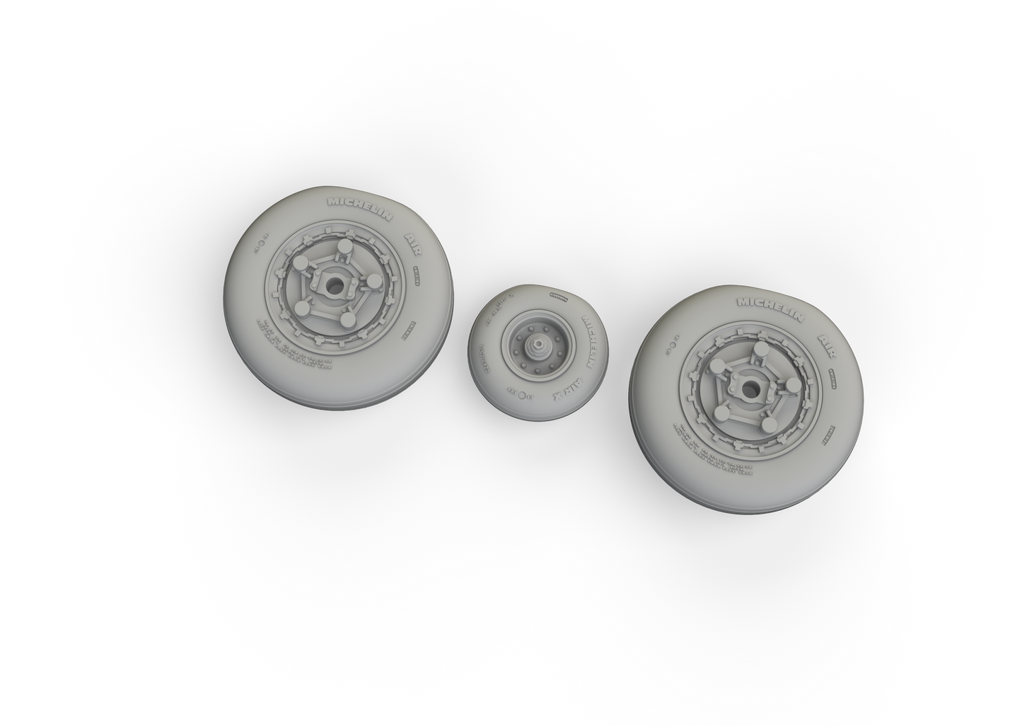 Eduard Brassin ED648745 1:48 McDonnell F-15E Eagle /I/K wheels