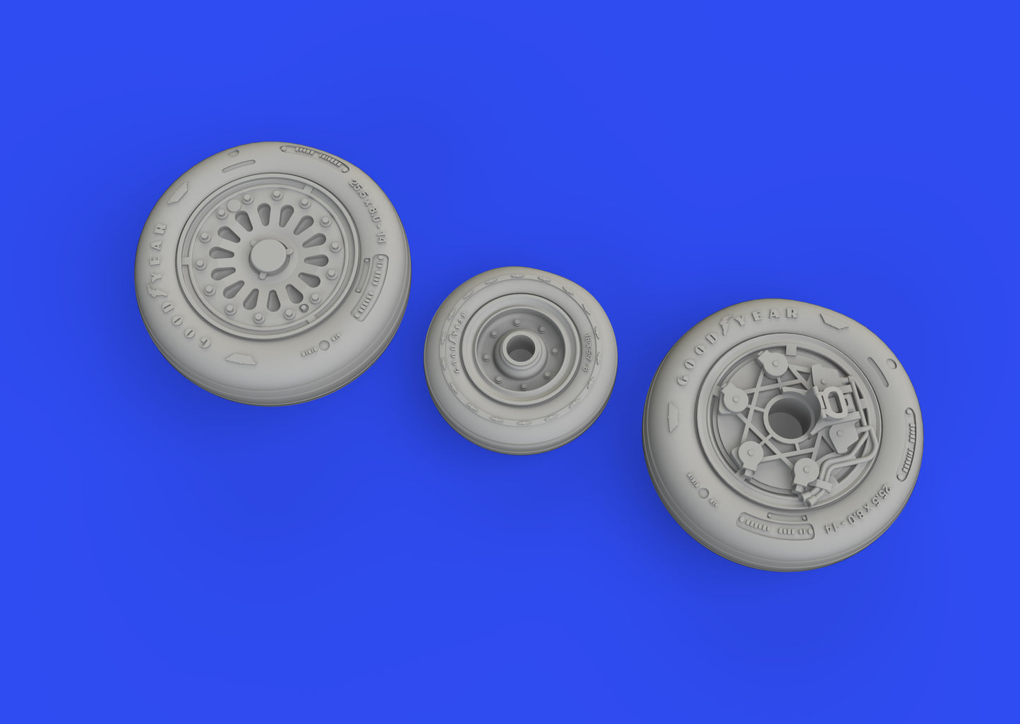Eduard Brassin ED648822 1:48 General-Dynamics F-16A MLU wheels