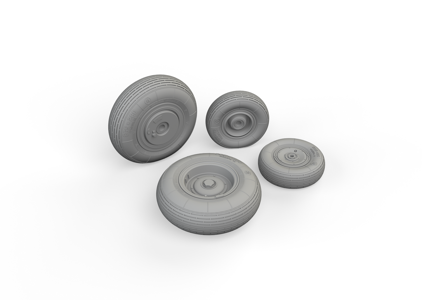 Eduard Brassin ED648865 1:48 Mil Mi-17 wheels