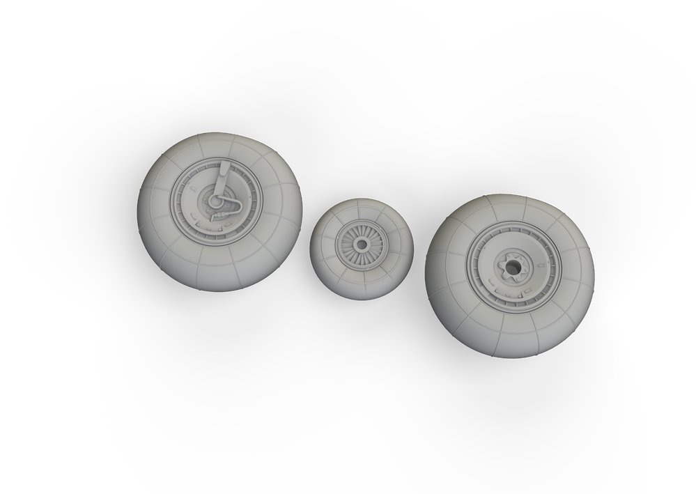 Eduard Brassin ED648879 1:48 Dornier Do-335A wheels