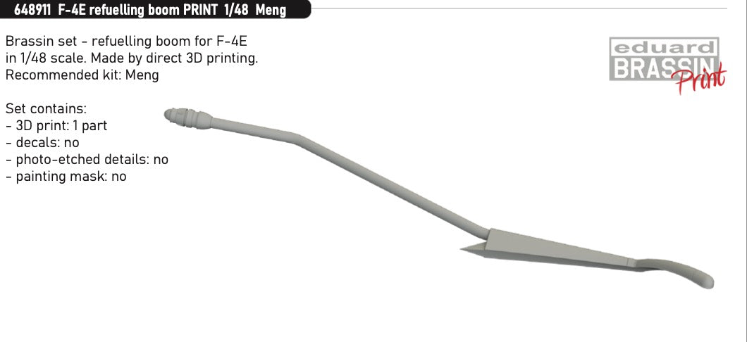 Eduard Brassin ED648911 1:48 McDonnell F-4E Phantom refueling boom