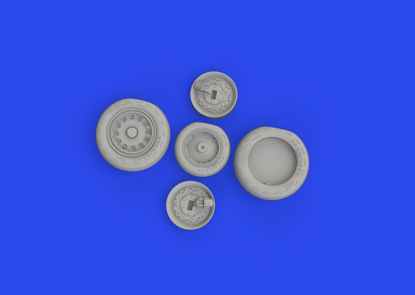 Eduard Brassin ED648934 Saab J-35 Draken wheels Type 1 1:48