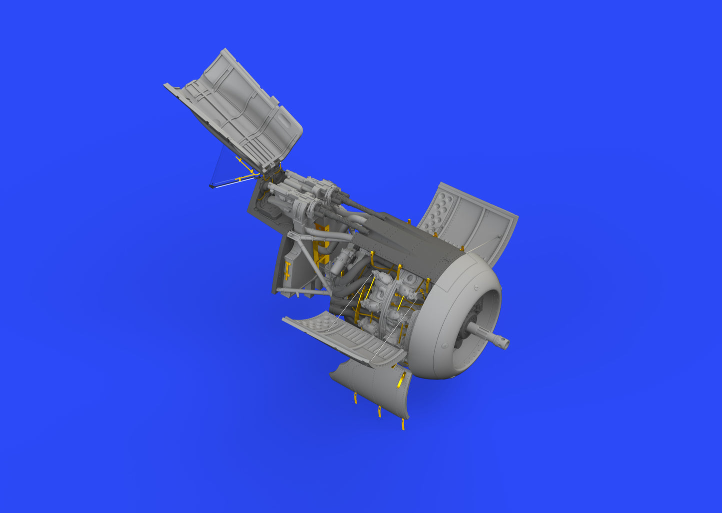 Eduard Brassin ED648941 1:48 Focke-Wulf Fw-190A-7 engine & fuselage guns