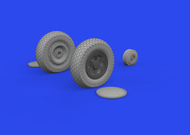 Eduard Brassin ED648962 1:48 Republic P-47D wheels with cross tread