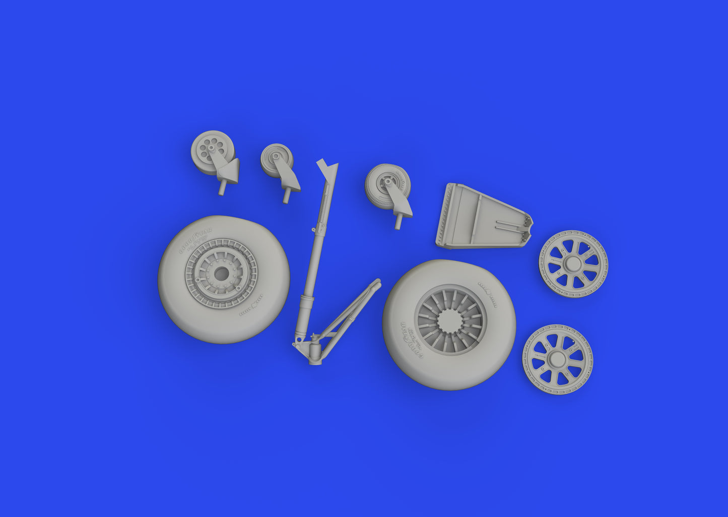 Eduard Brassin ED648964 TBF-1C/TBM-3 Avenger Smooth Tyre Wheels 1:48