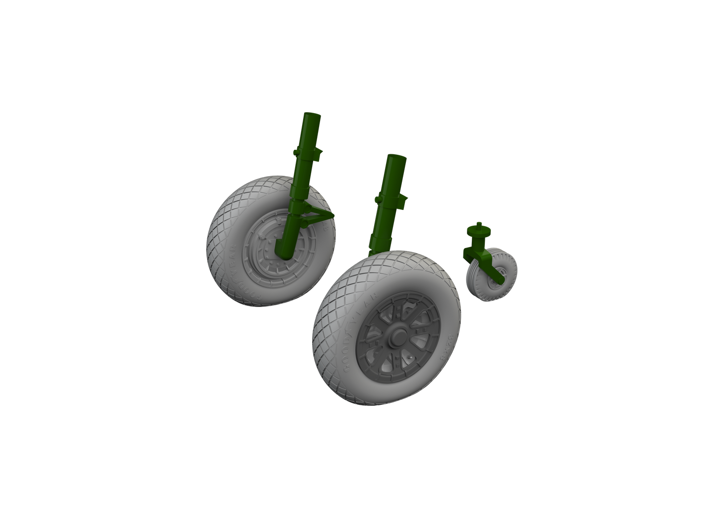 Eduard Brassin ED648985 Vought F4U-1A/2 Corsair wheels 1:48