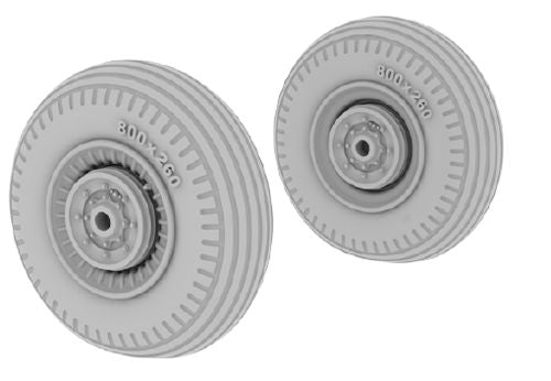 Eduard Brassin ED672026 1:72 Ilyushin IL-2 Sturmovik wheels with Wtd tyre effect
