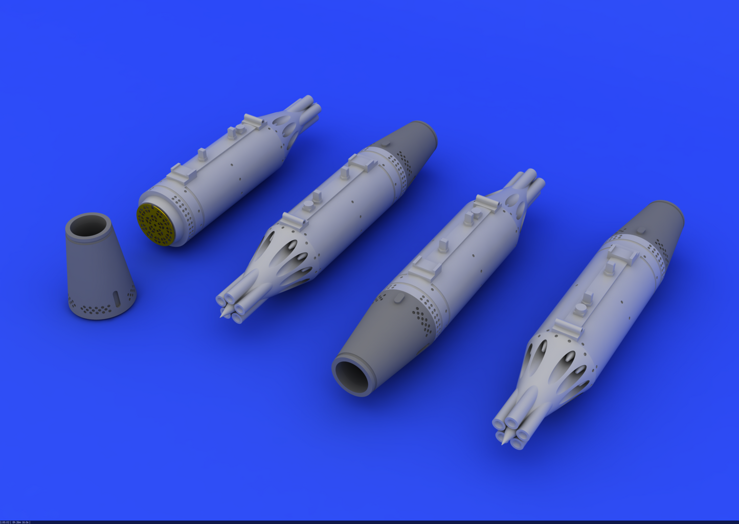 Eduard Brassin ED672189 1:72 UB-16 rocket launchers for Mikoyan MiG-21