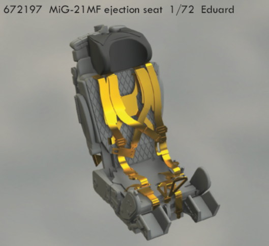 Eduard Brassin ED672197 MiG-21MF Interceptor Ejection Seat 1:72
