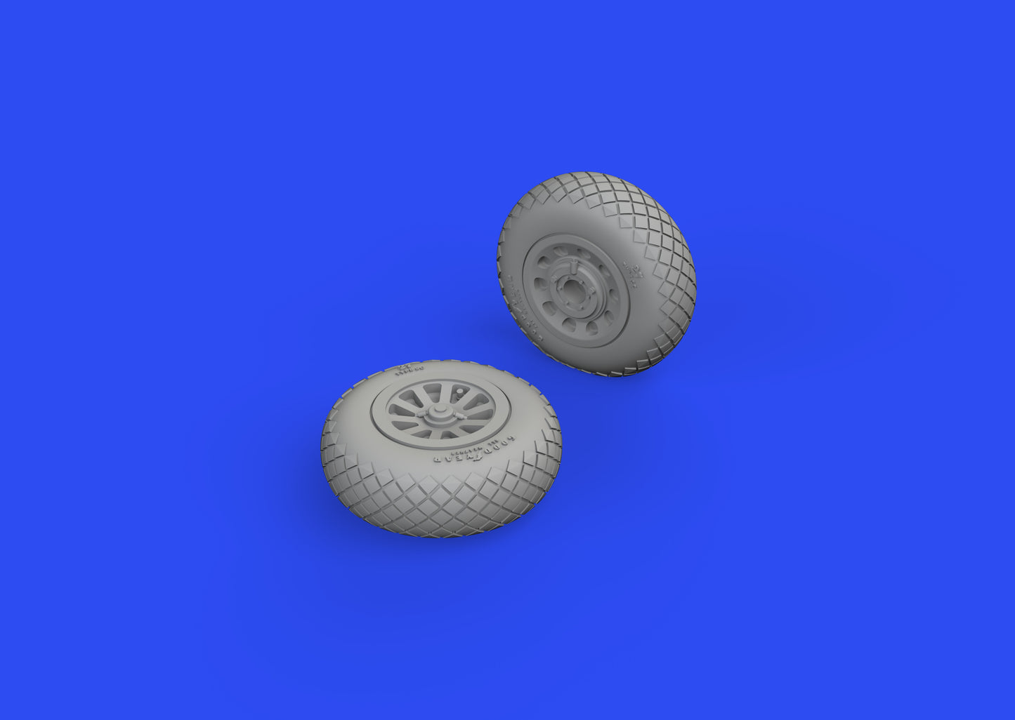 Eduard Brassin ED672282 1:72 P-51B/C Mustang Diamond Tread Weighted Wheels