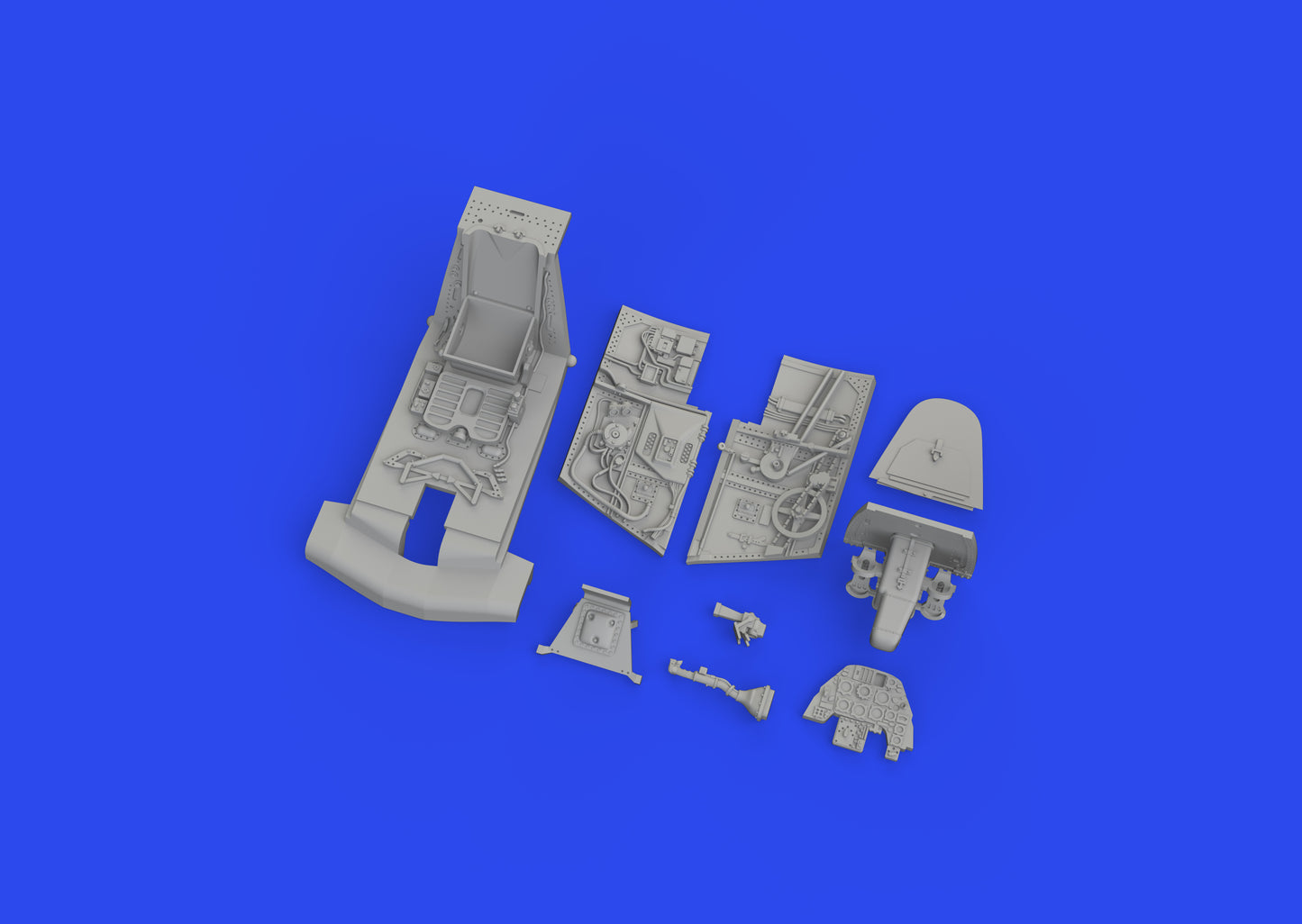 Eduard Brassin ED672343 1:72 Messerschmitt Bf-109G-4 cockpit