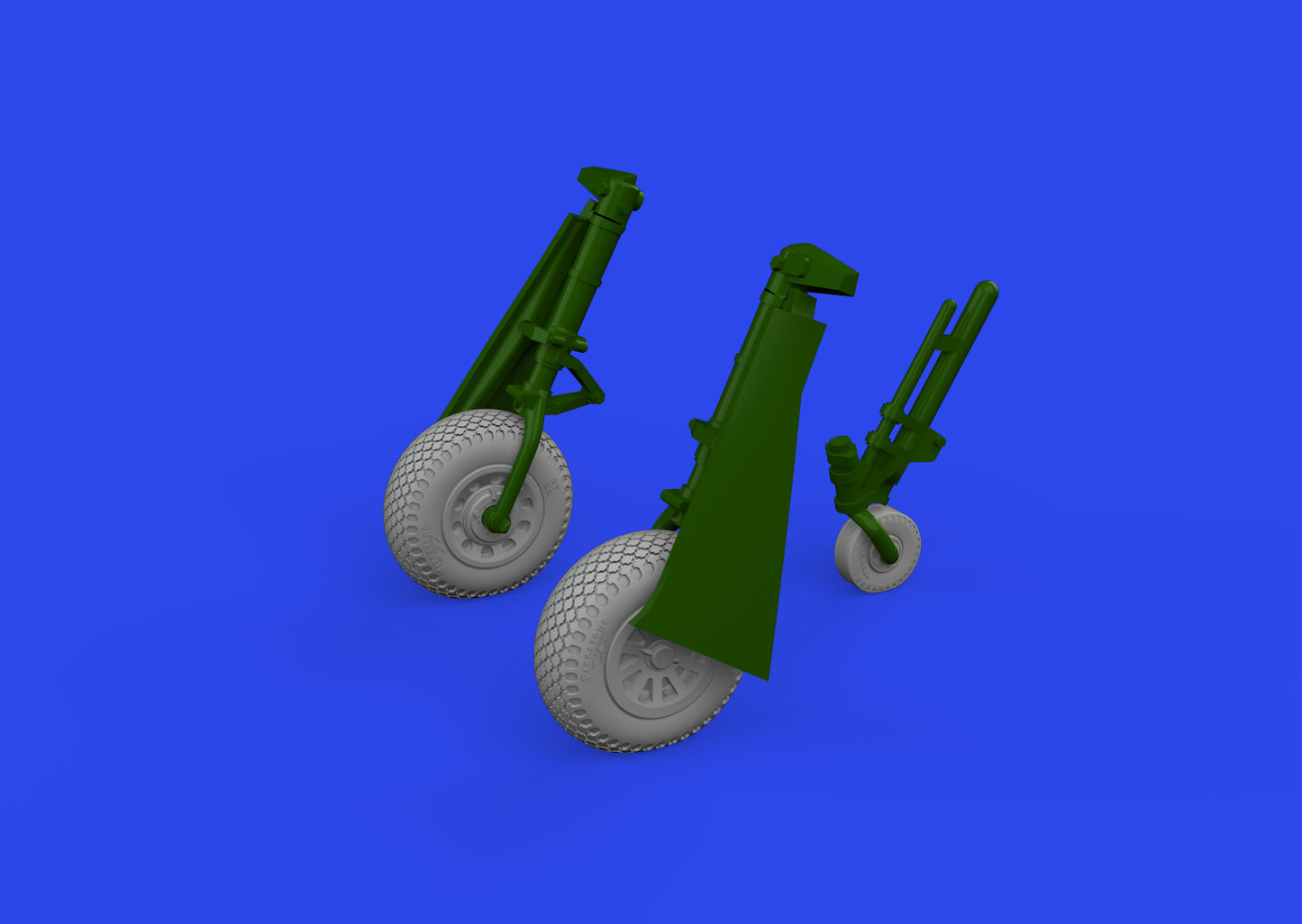 Eduard Brassin ED672368 North-American P-51D Mustang wheels cross tread 1:72