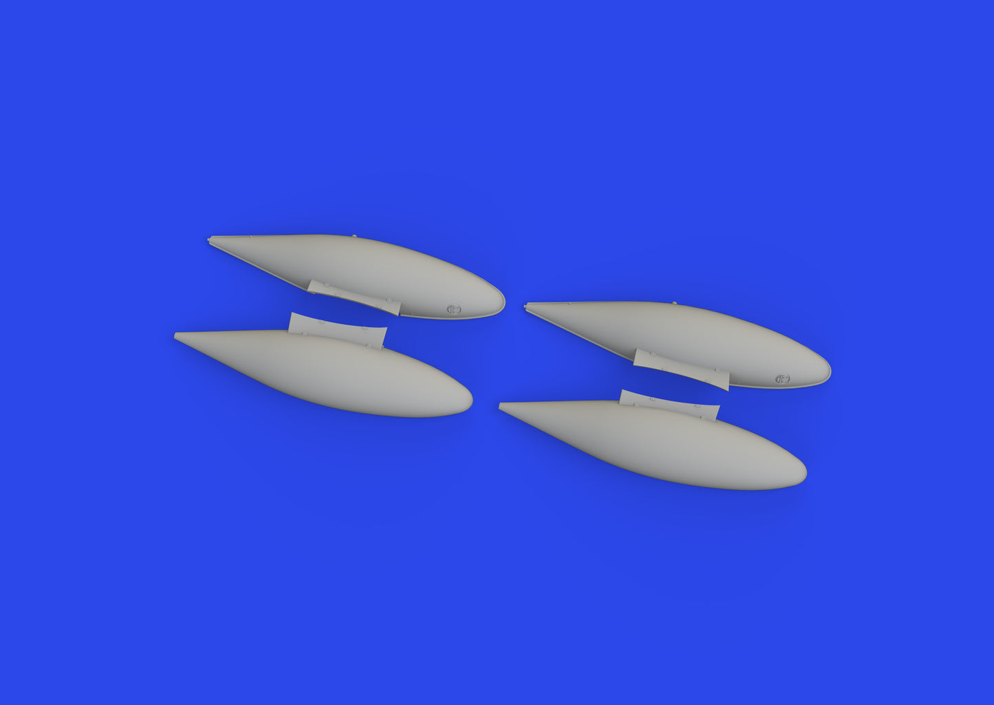 Eduard Brassin ED672376 1:72 North-American P-51D Mustang 165gal fuel tanks