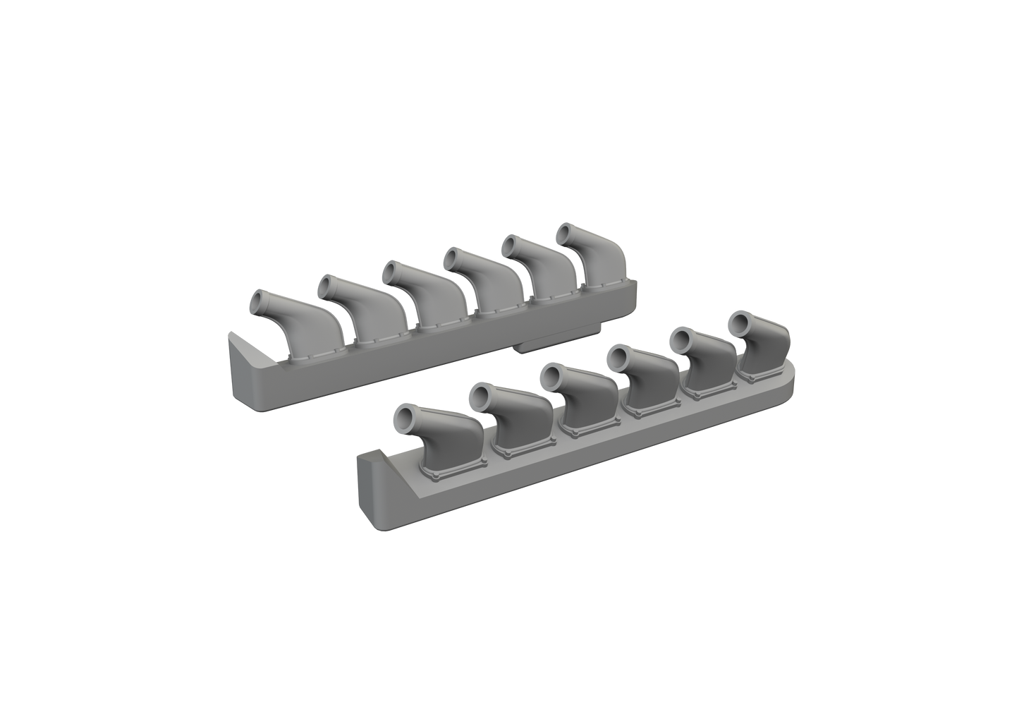 Eduard Brassin ED672411 P-51D Mustang Exhaust Stacks 3D-Print 1:72