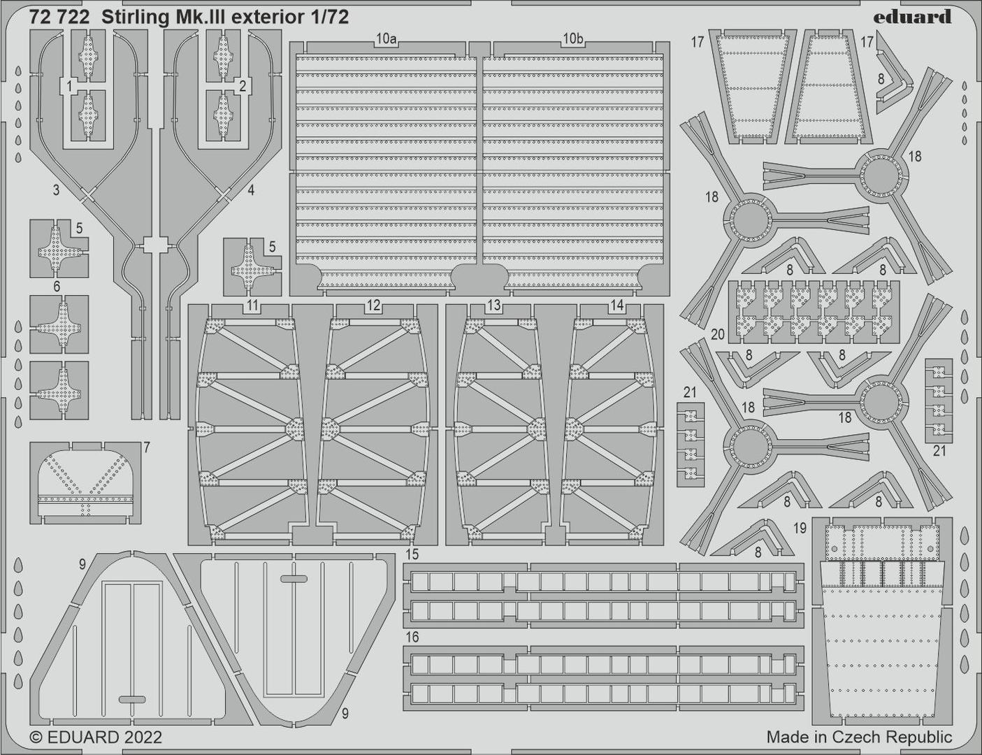 Eduard ED72722 1:72 Short Stirling Mk.III exterior