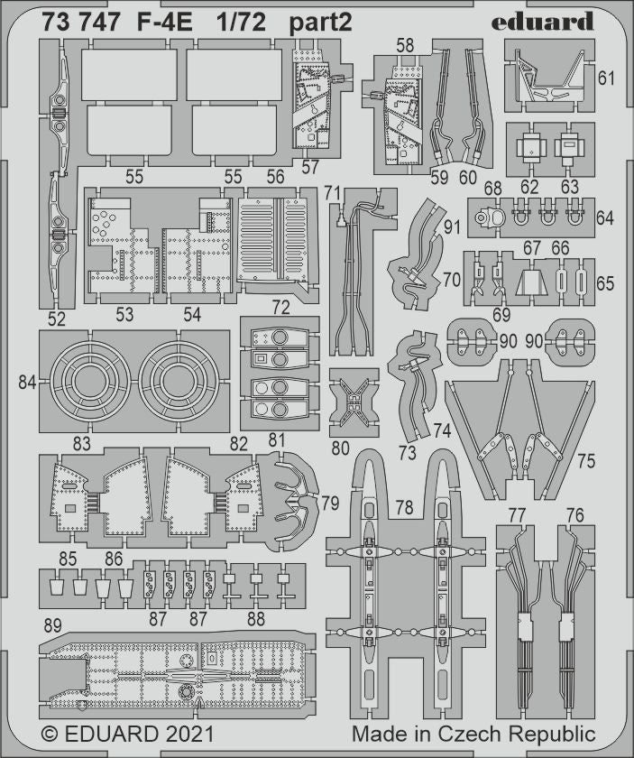 Eduard ED73747 1:72 McDonnell F-4E Phantom