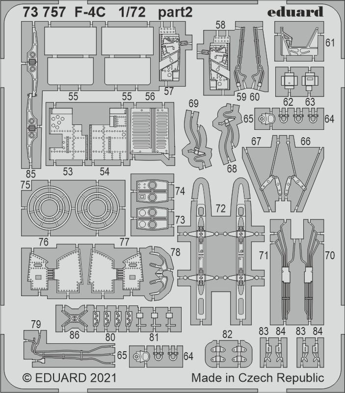 Eduard ED73757 1:72 McDonnell F-4C Phantom