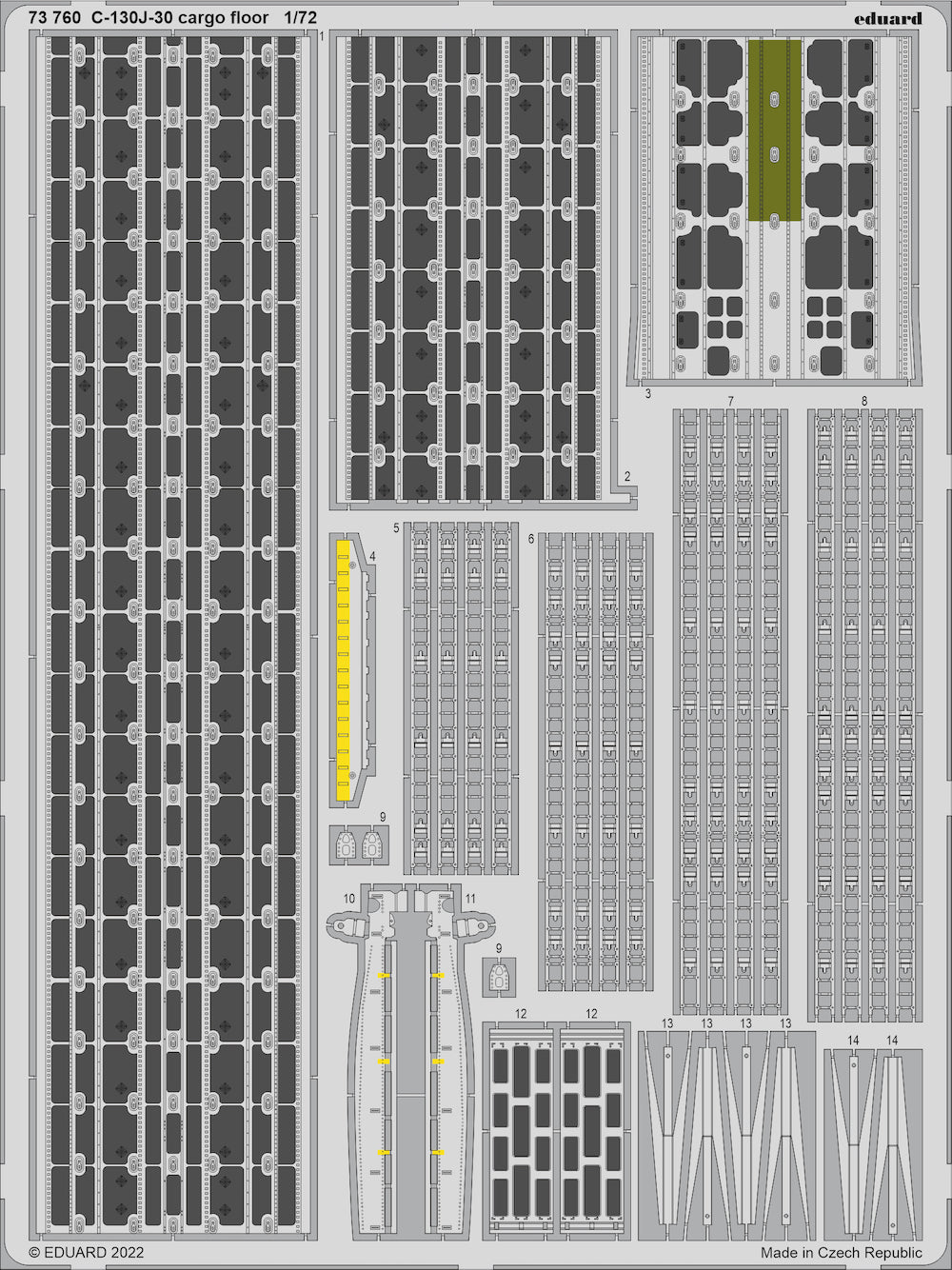 Eduard ED73760 1:72 Lockheed C-130J-30 Hercules cargo floor